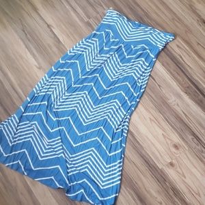 Design History Strapless Maxi Dress